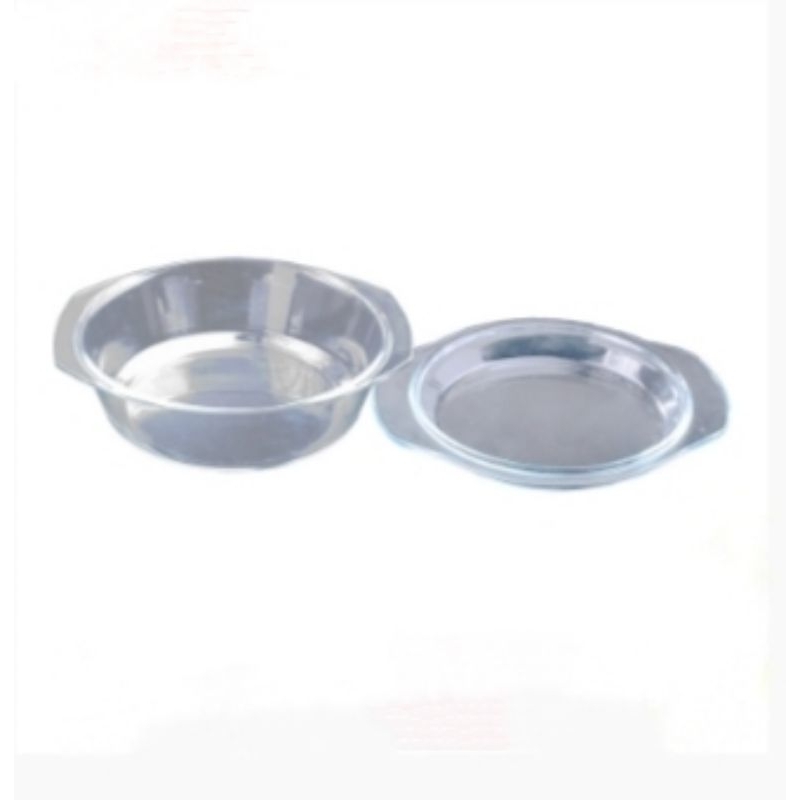 MORII WADAH SAJI 2 IN 1 BOROSILICATE CASSEROLE GLASS 1L