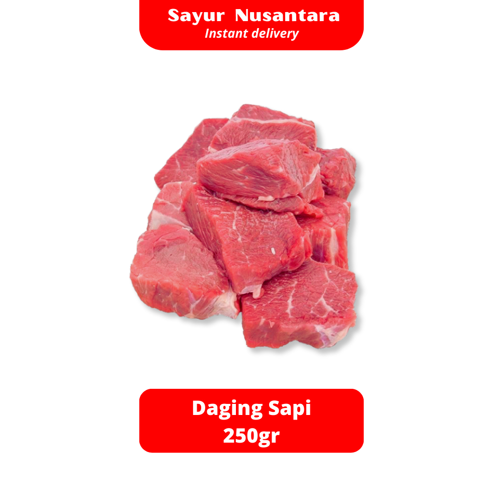 

Daging Sapi 250gr - Sayur Nusantara