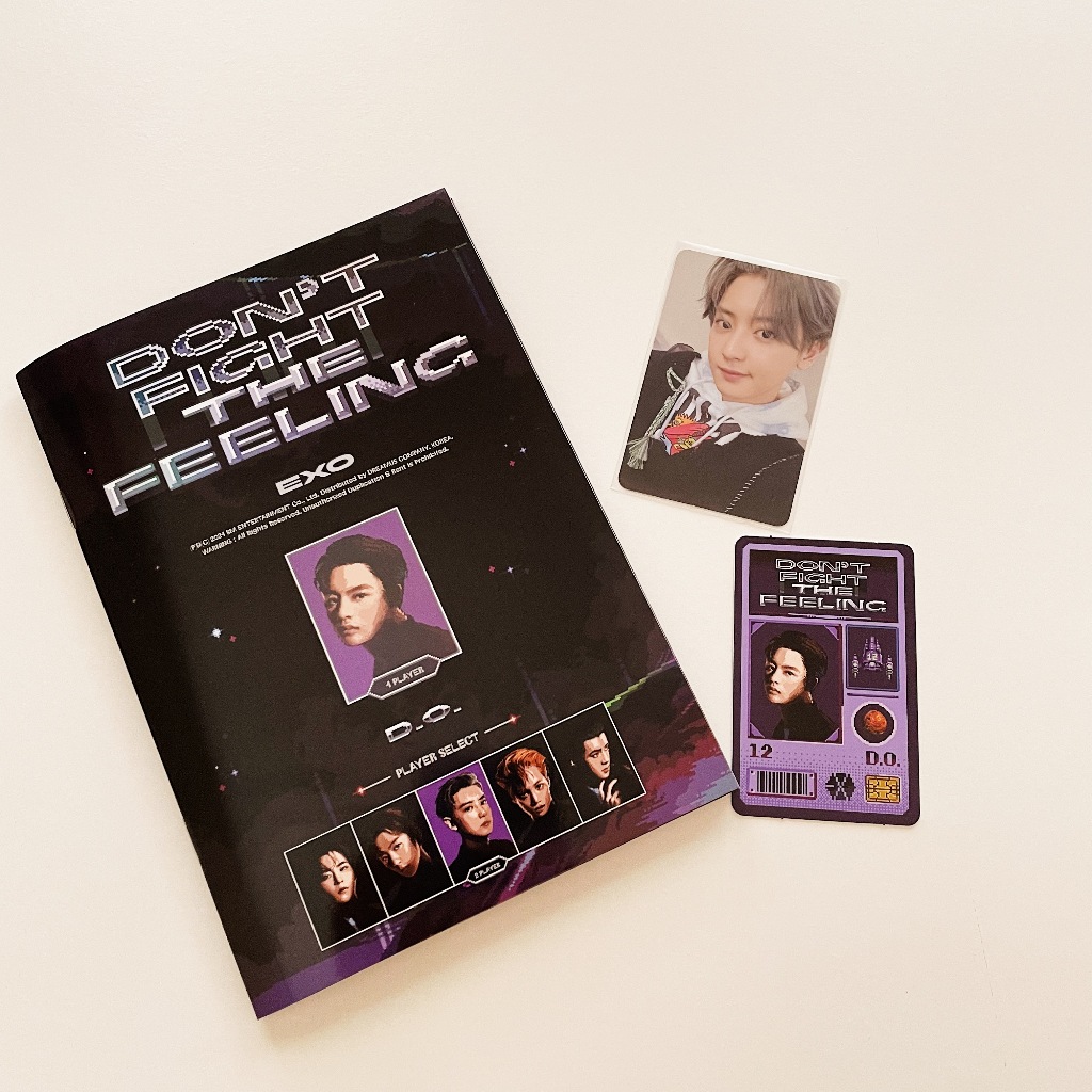 [READY STOCK] EXO DON'T FIGHT THE FEELING EXPANSION VER D.O. Kyungsoo - ALBUM FULLSET
