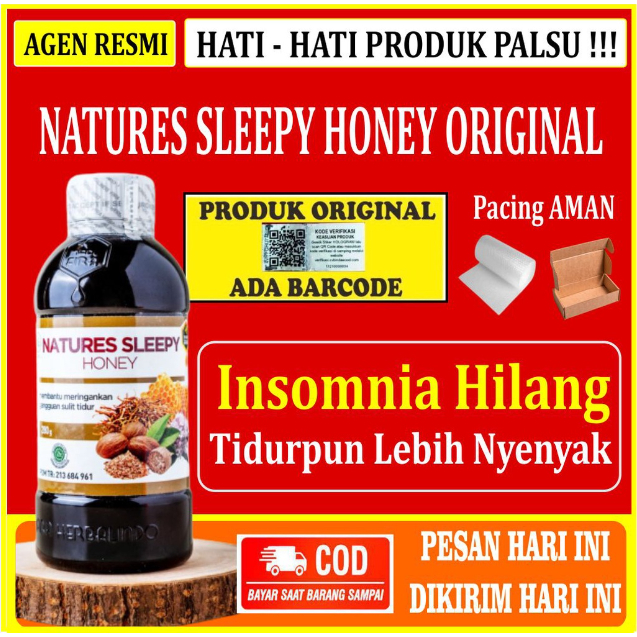 

Madu Natures Sleepy Honey Asli Original Untuk Atasi Susah TIdur