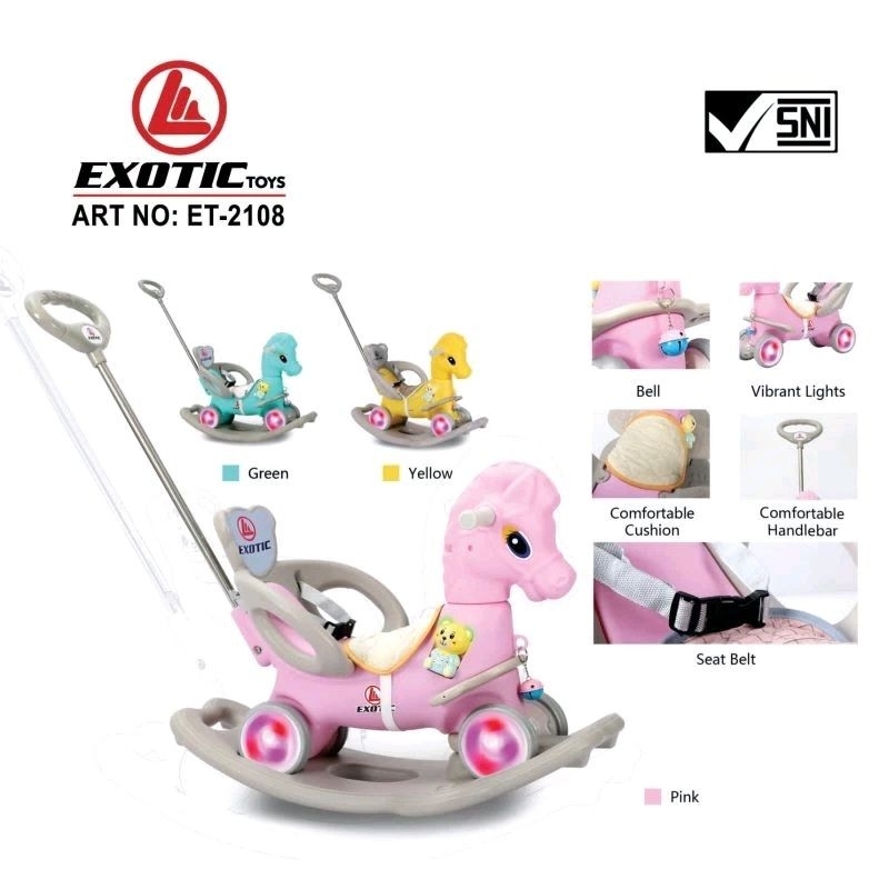 Mainan Ride On Kuda Dan Dino Exotic