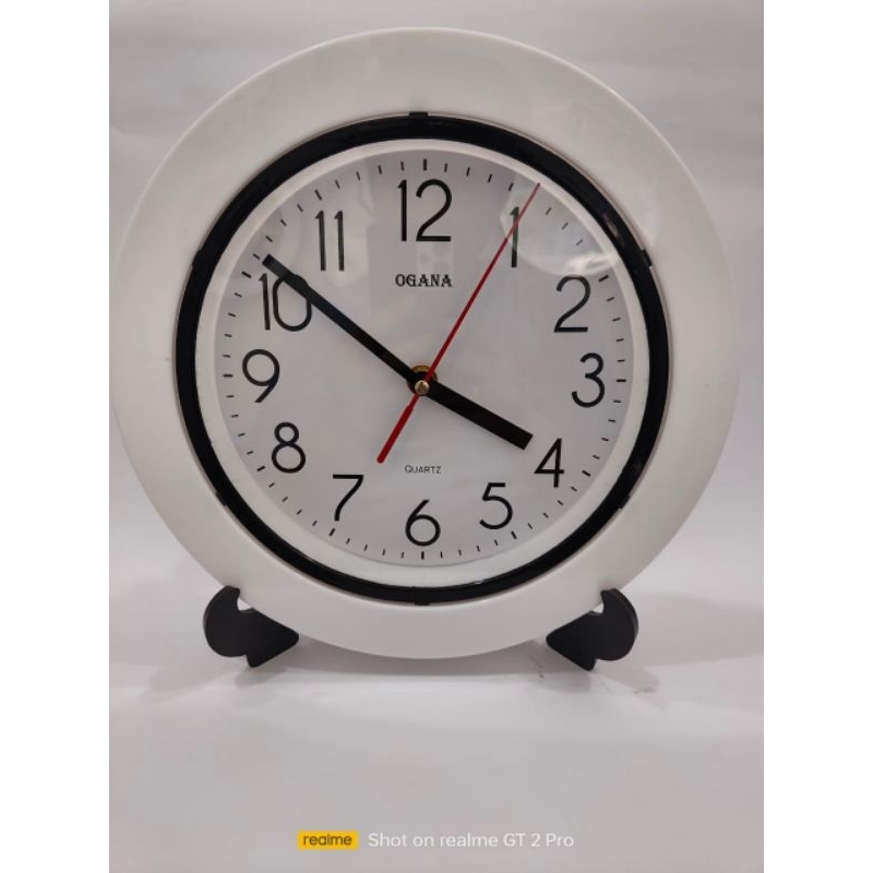 jam dinding ogana / jam dinding putih / jam dinding mini / jam dinding makassar