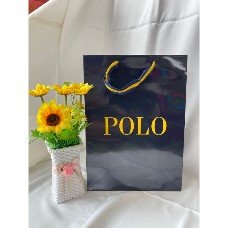 

Paperbag polo glossy REJECT original (layak pakai)