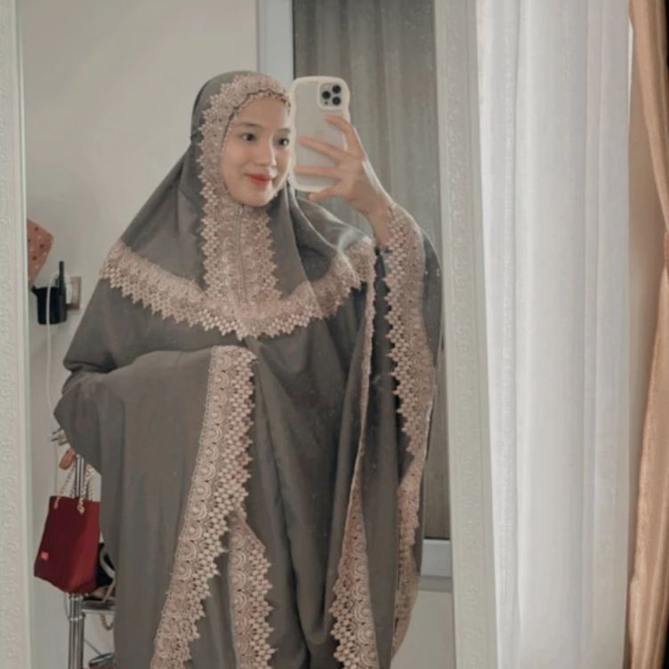 Belanja sekarang Mukena Dewasa katun premium zamora free tas