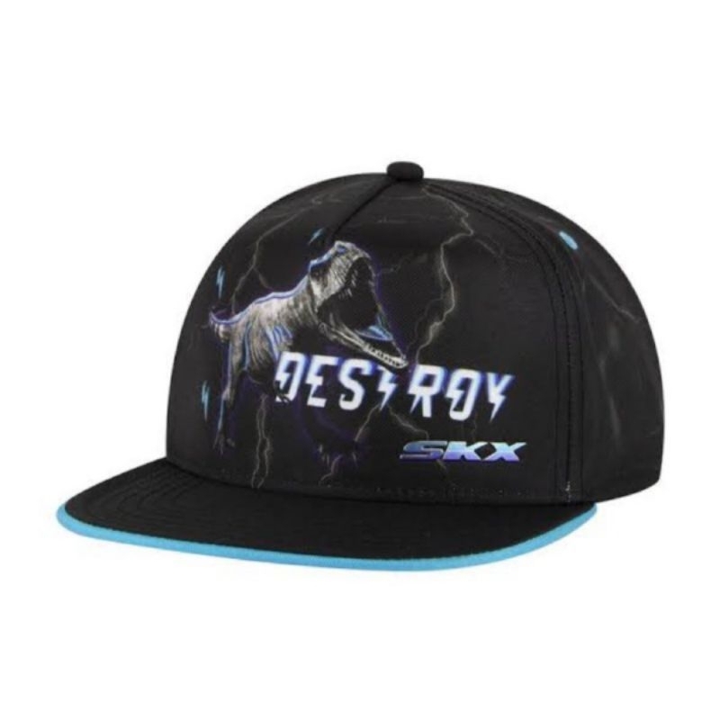 Topi Anak Laki Laki Skechers Hitam Destroy Boy Original Store
