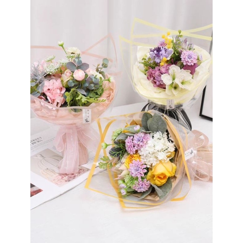 

SB317 KERTAS BUCKET WARNA TRANSPARAN LES BENING BUNGA DIY RANGKAIAN BUNGA