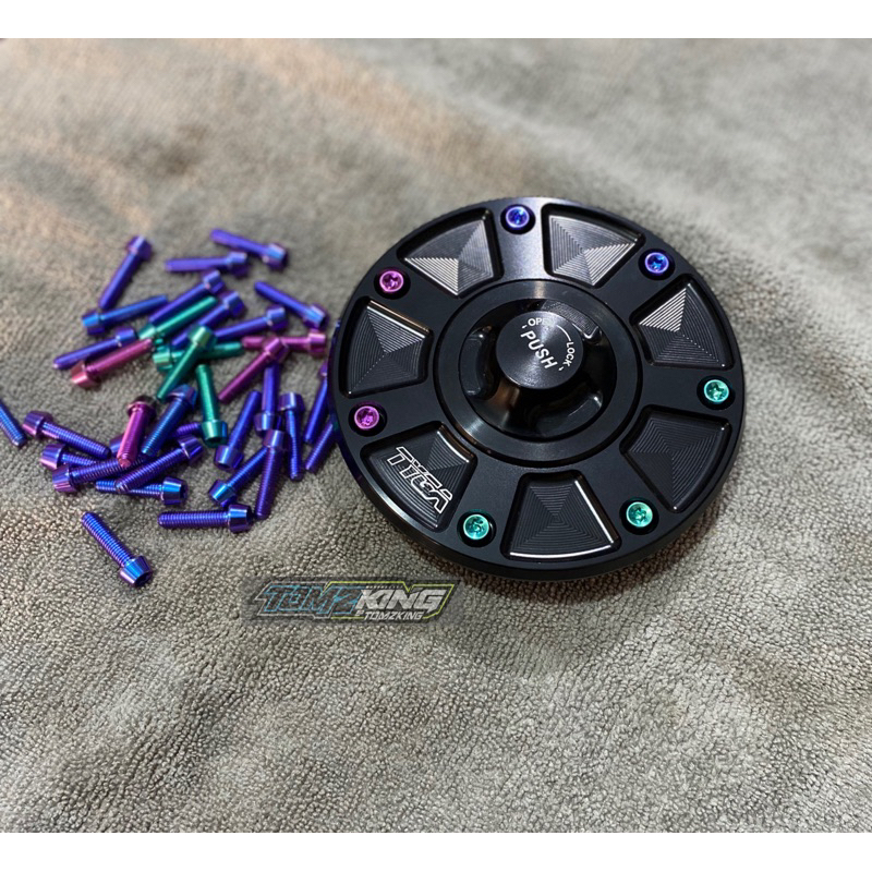 Baut titanium tutup tangki ninja ori ,tyga