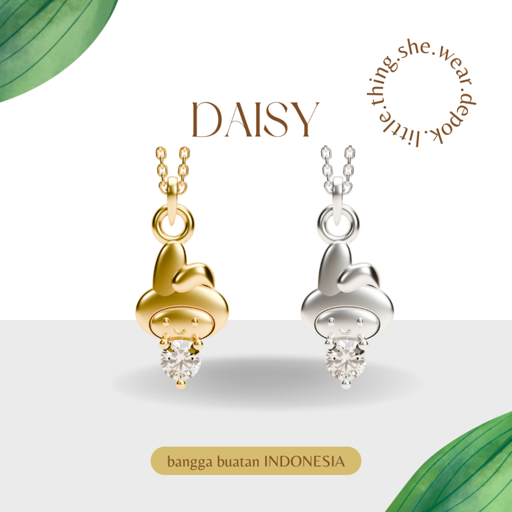 Littlethingshewear Liontin Kalung Daisy