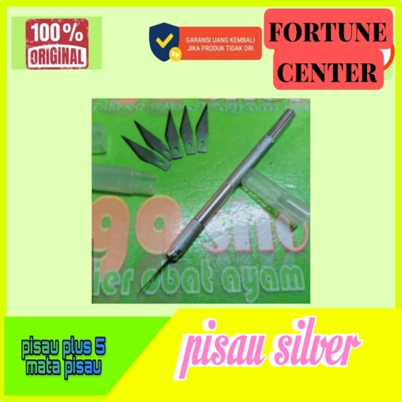 PISIL PISAU TAJI AYAM PLUS 5 MATA PISAU PENAJAM JALU AYAM BAHAN STAINLESS SUPER