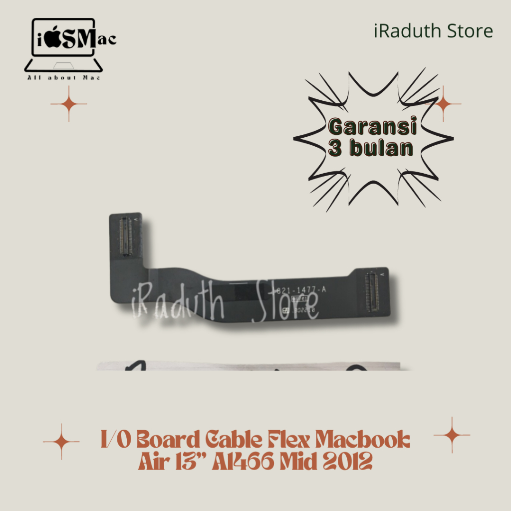 I/O Board Cable Flex Macbook Air 13" A1466 Mid 2012