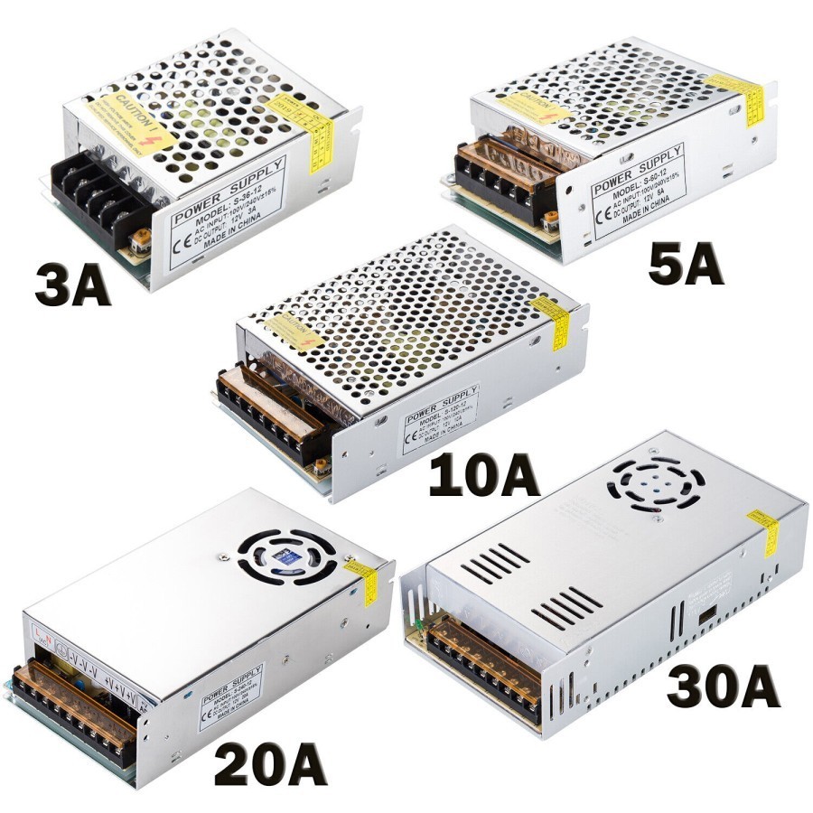 Trafo Travo Power Supply PSU Adaptor Switching Ballast kipas LED STRIP NEON FLEXIBLE CCTV LAMPU KOLA