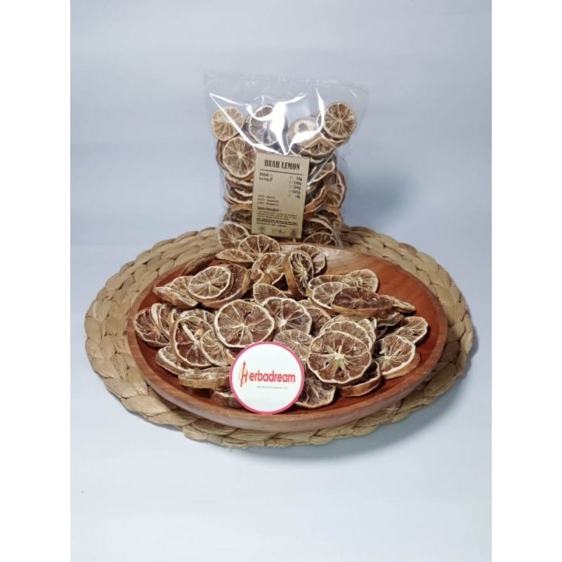 

500 GRAM BUAH LEMON CITRUS LIMON JERUK LIMUN SITRUN NINGMENG SIMPLISIA KERING DRIED