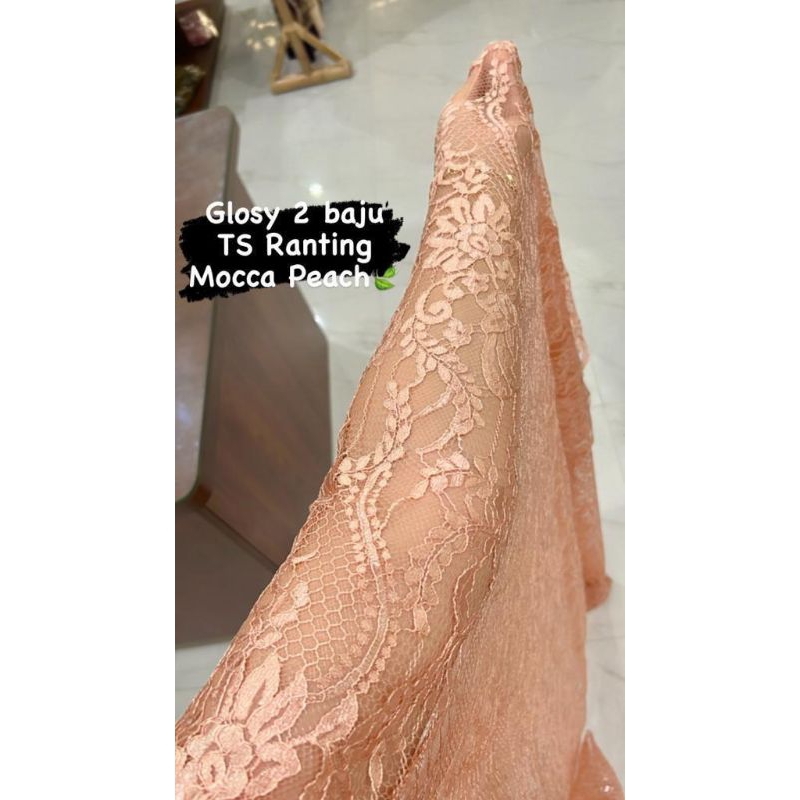 Kain metalik glossy 2,5m/kain brokat 2 baju/kain  kebaya modern