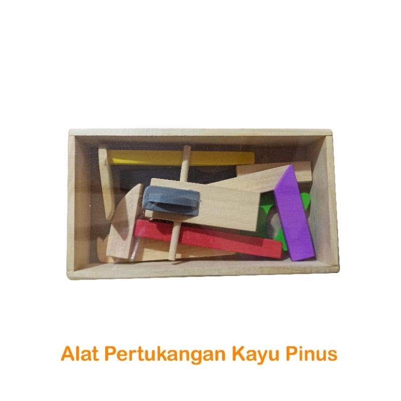 Mainan alat tukang kayu, alat tukang batu, alat bengkel premium