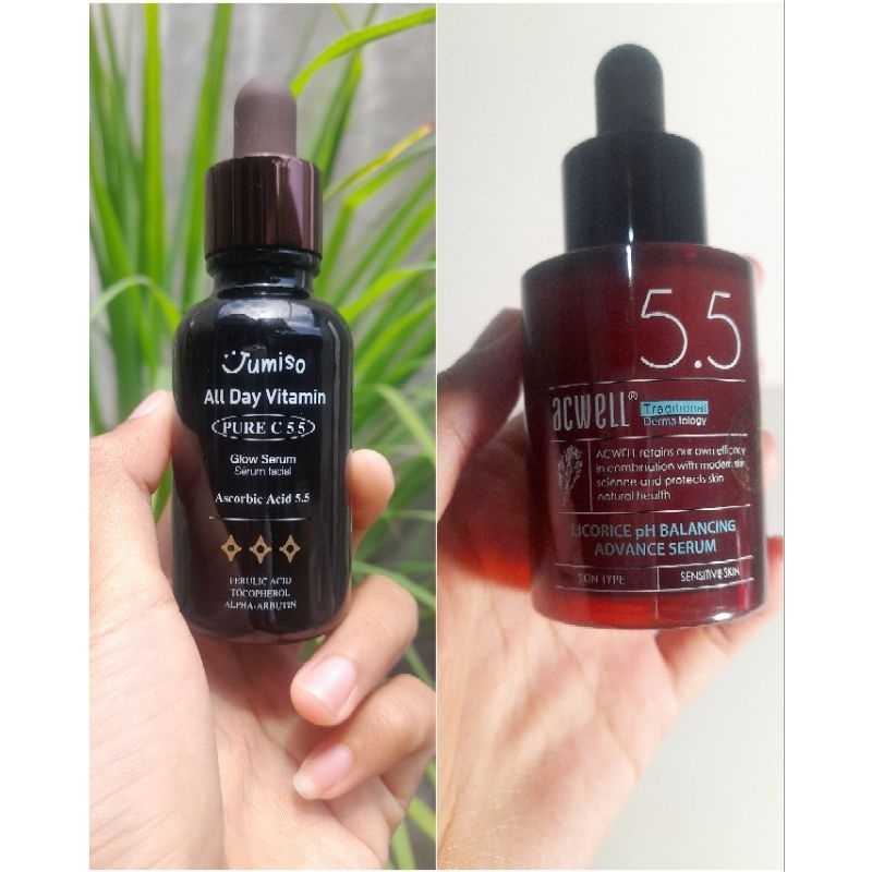 Bundling Jumiso PURE C 5.5 & ACWELL Licorice serum