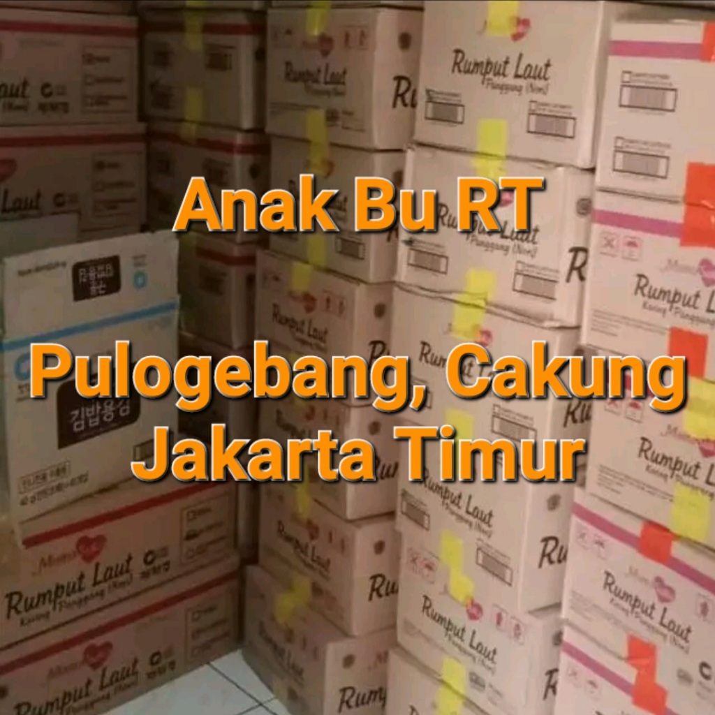 

1KARTON ISI 40PAK/80BUNGKUS RUMPUT LAUT MAMASUKA