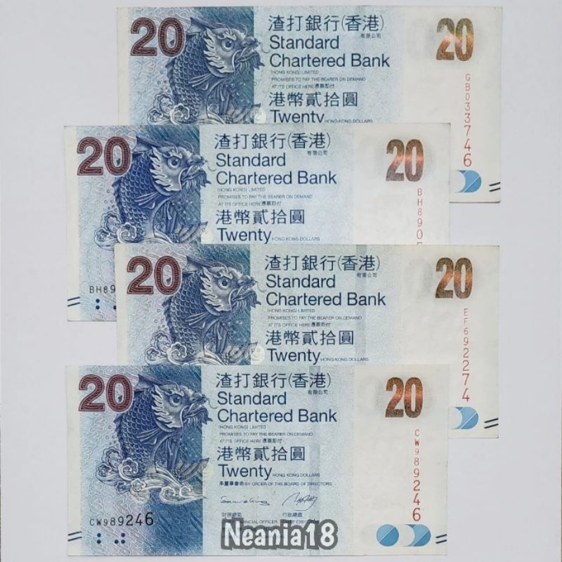 Koleksi Hongkong Dolar Pecahan 20 Dolar