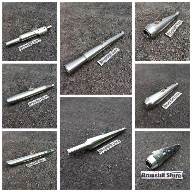 Knalpot japstyle caferacer bober triumph pnp cb gl pro max MEGAPRO tiger megapro