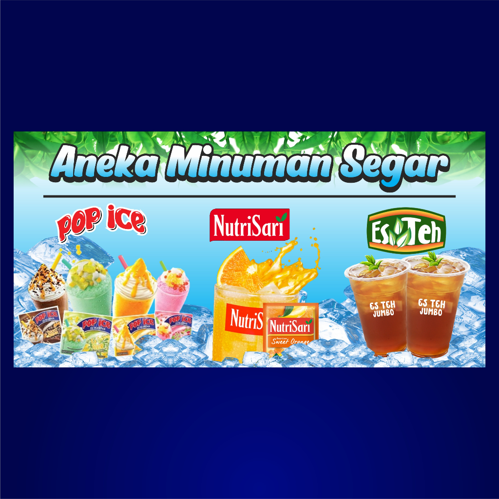 Spanduk Banner Aneka Minuman Es