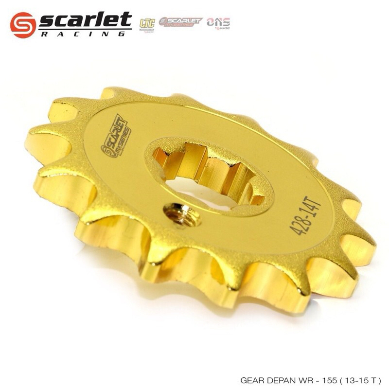 Gear Depan Wr 155 Scarlet Original Gir Yamaha Wr 14 15 Gir Wr Scarlet