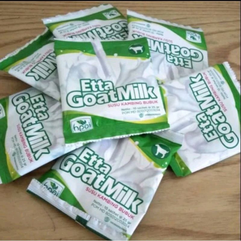 

1 SACHET ETTA GOAT MILK HNI HPAI