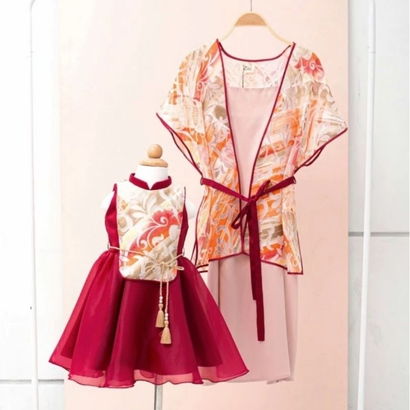 preloved - Ziel CNY 2021 - Song dress mom - dress wanita - baju pesta