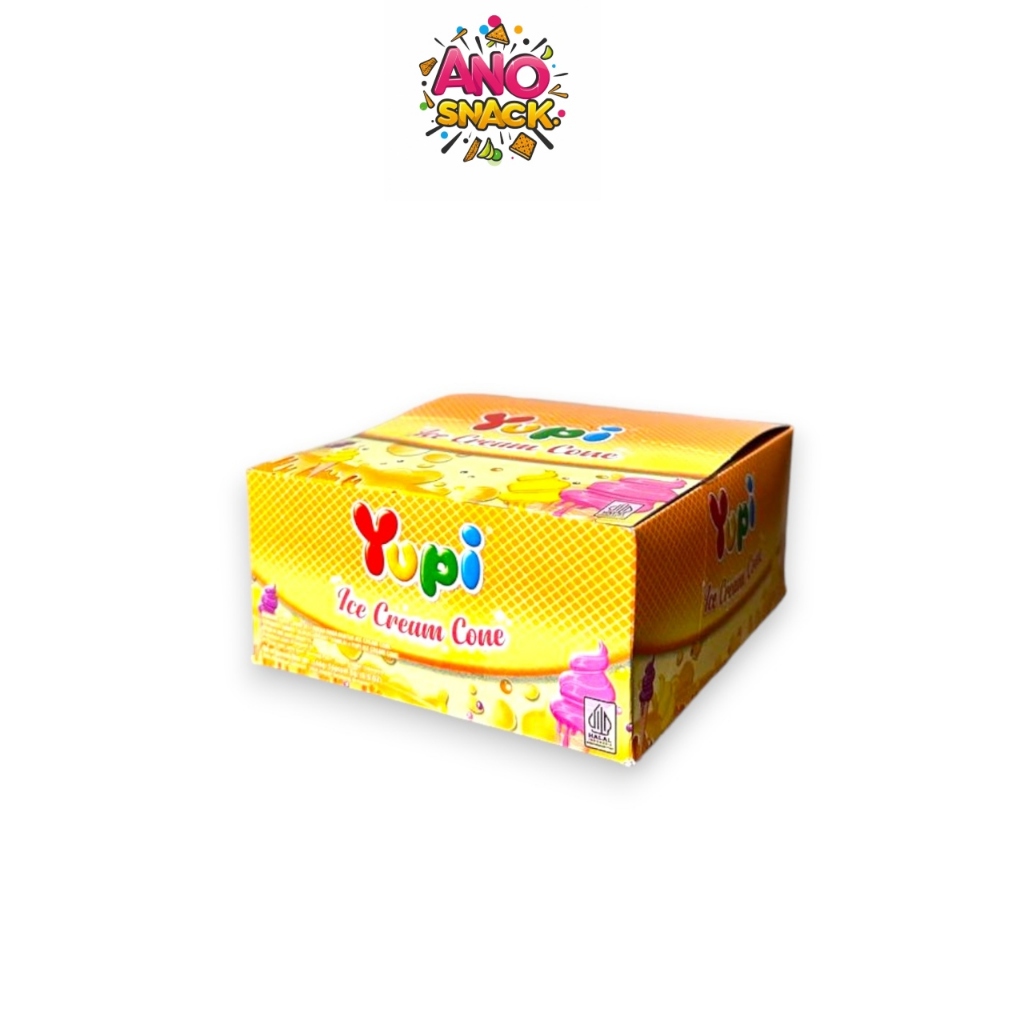 

PERMEN YUPI ICE CREAM CONE 1 BOX ( 24 PCS)