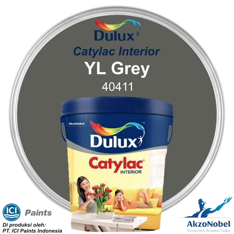 CAT DULUX CATYLAC INTERIOR 5 KG - YL GREY 40411