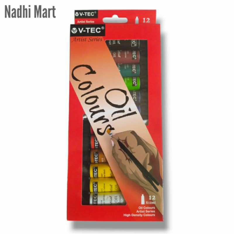 

V-TEC OIL COLOURS 12W VT-1386/O 12ML / CAT MINYAK LUKIS