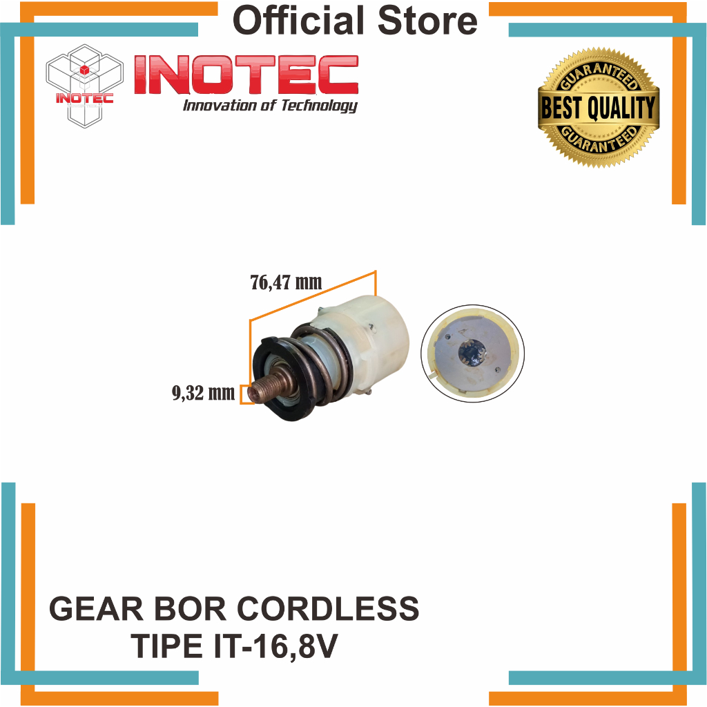 Gear set bor cah cordless  16,8 volt inotec