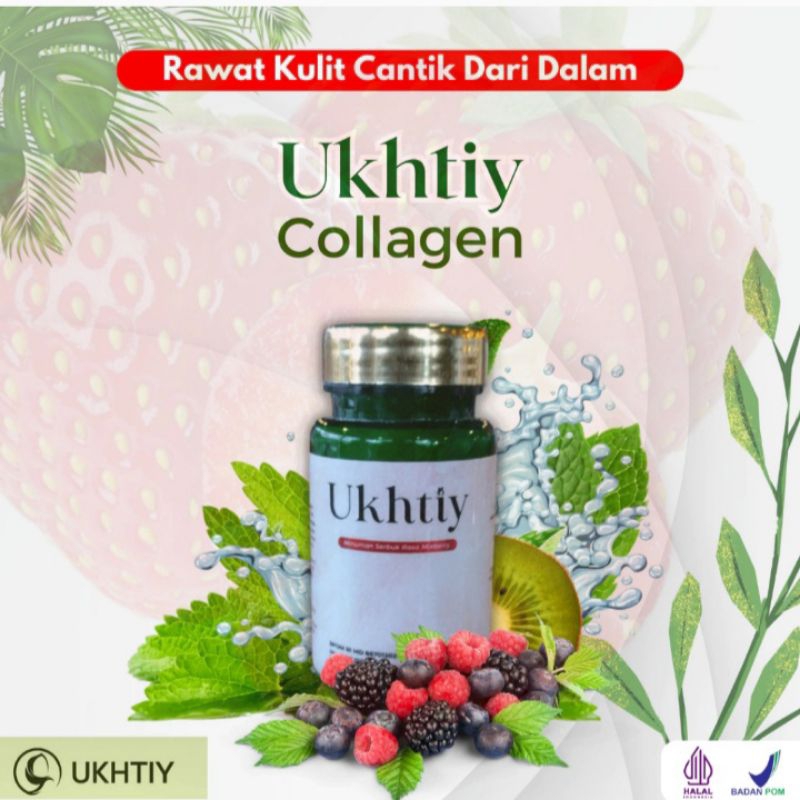 Ukhty Collagen Drink Kolagen suplemen pencerah kulit dan wajah
