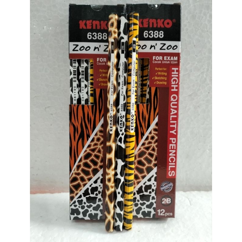 

Pensil 2B 6388 Zoo n' Zoo Kenko