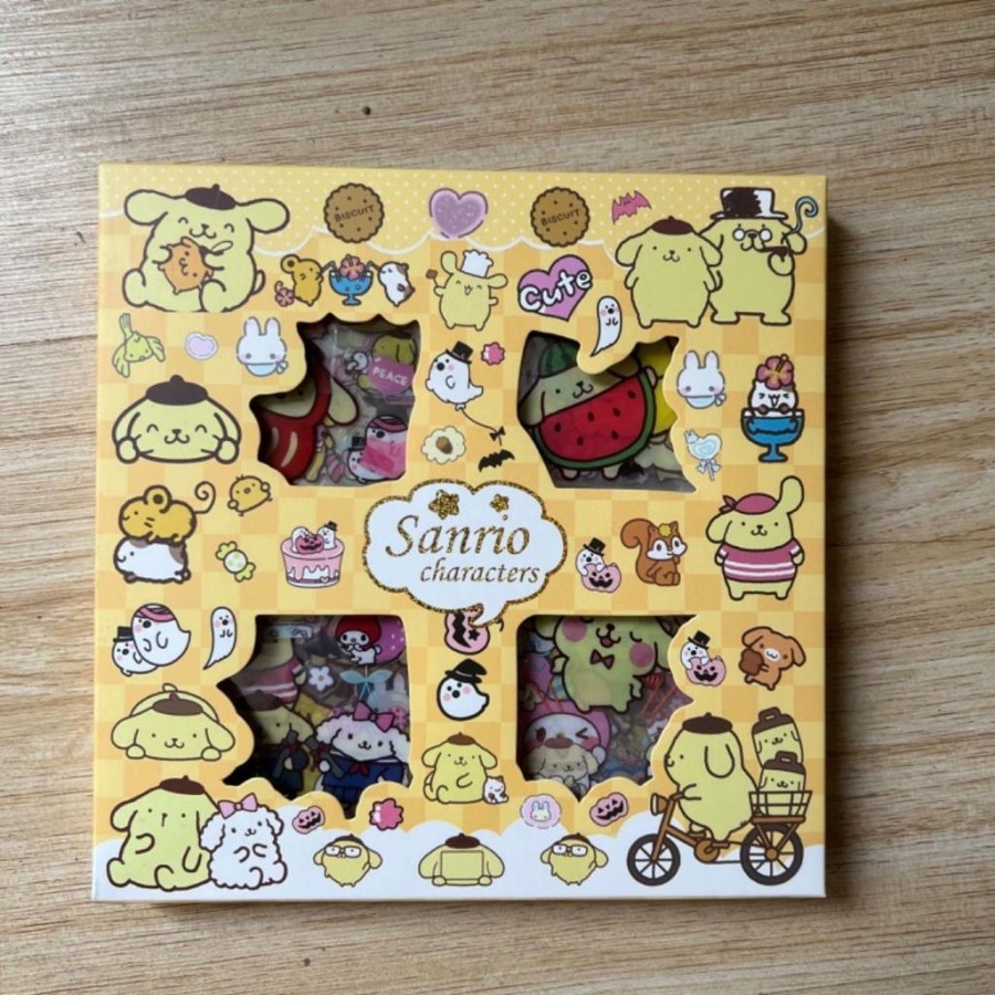 

Mainan Stiker Sanrio POMPURIN Anti Air Korea Lucu Isi 100 Lembar