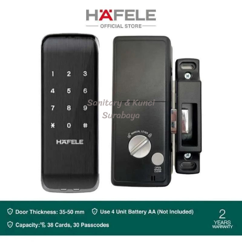 Hafele Digital Door Lock ER6110 Handle pintu digital