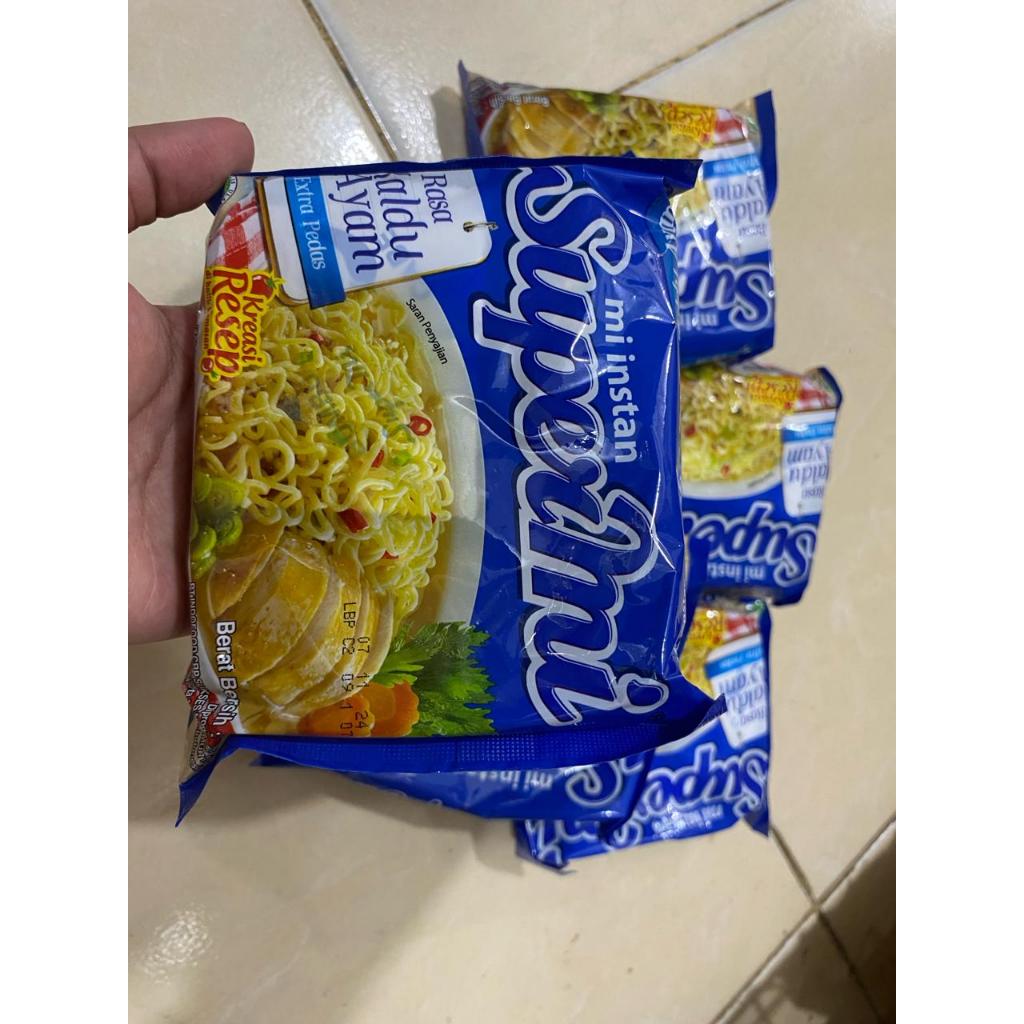 

6 pcs Supermie Biru