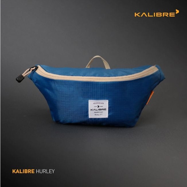 Tas Pinggang Kalibre Hurley 920823999 Navy Sling Waist Bag 3L Original