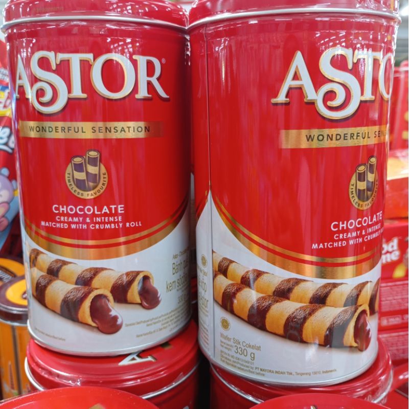 

ASTOR Chocolate Kaleng 330 gram