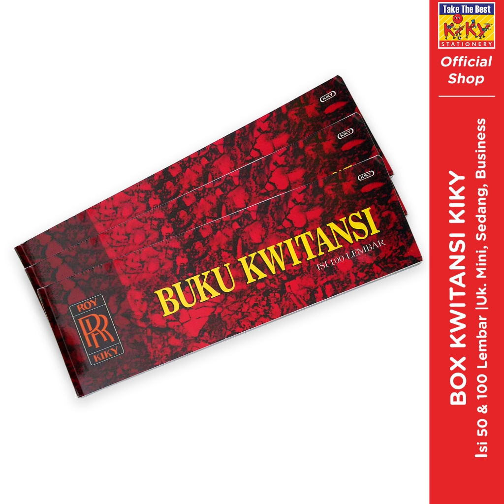 

KIKY Buku Kwitansi - Isi 50 / 100 Lembar (1 Pcs)