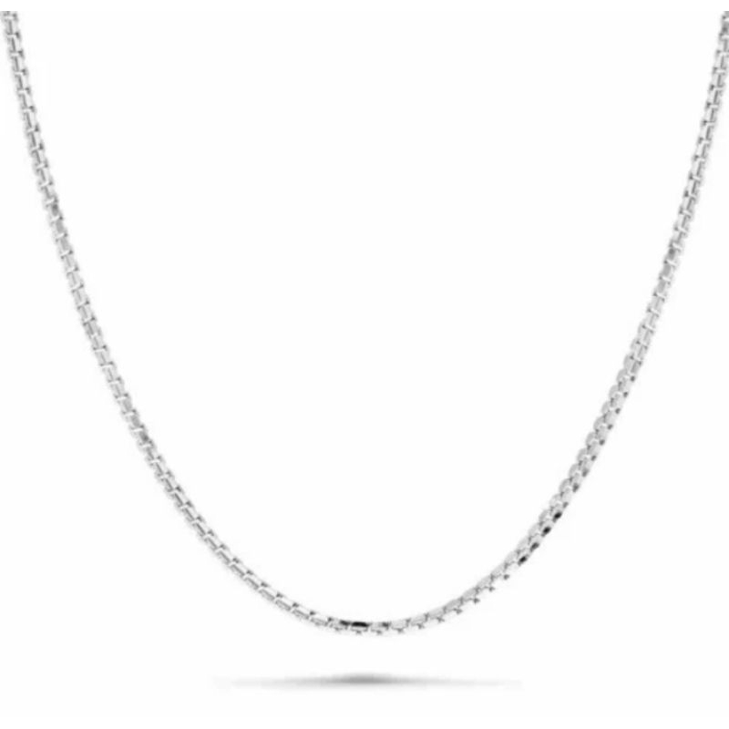 Kalung italy santa Emas Putih Kadar 375