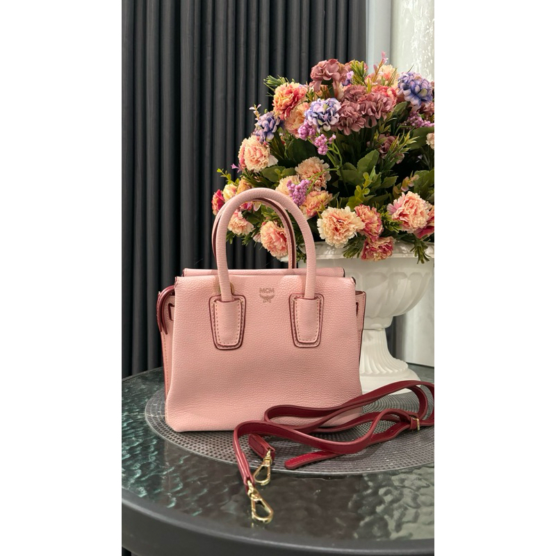 link kecil tas MCM pink