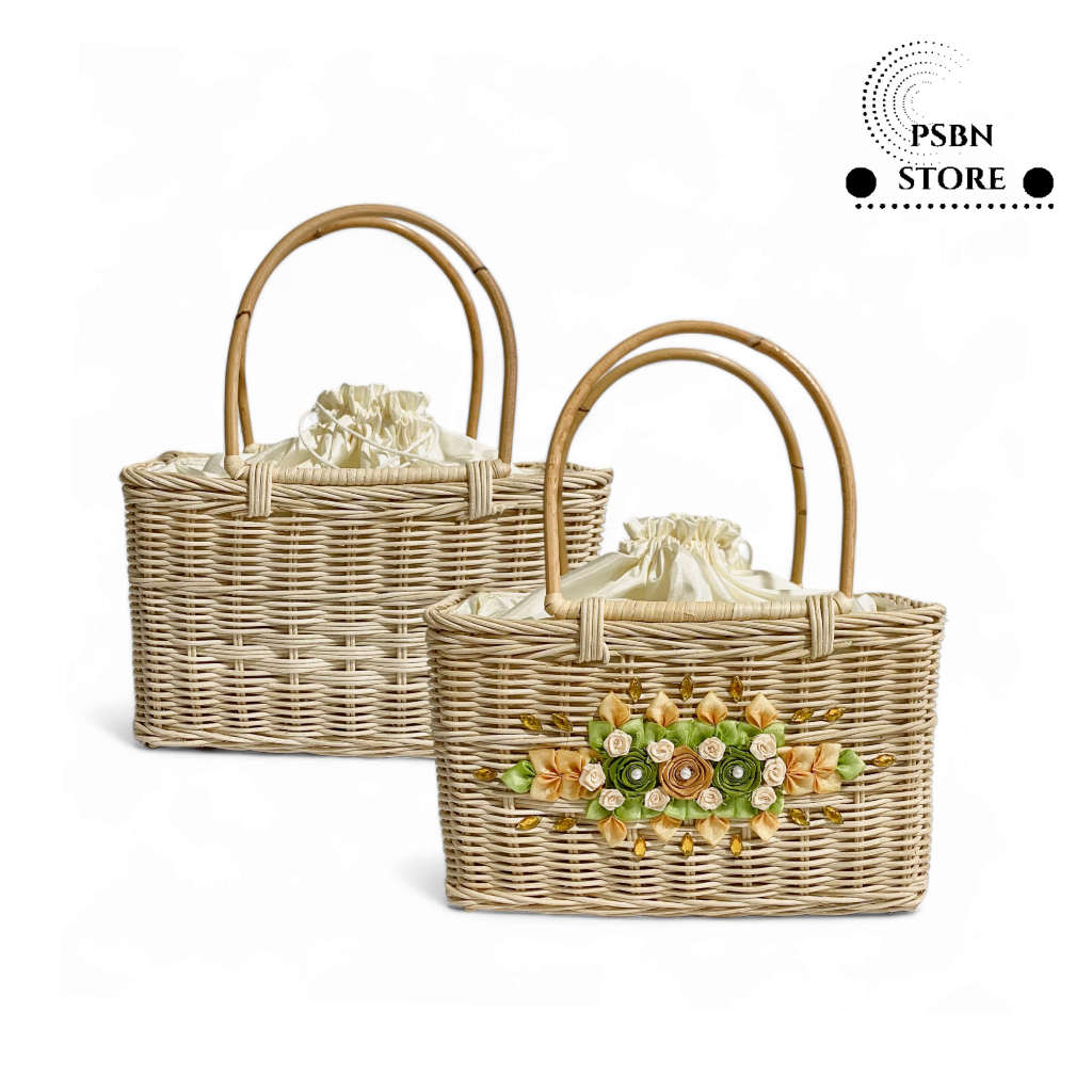 PSBN - Tas Keranjang Rotan Tas Hampers Rotan Terbaru