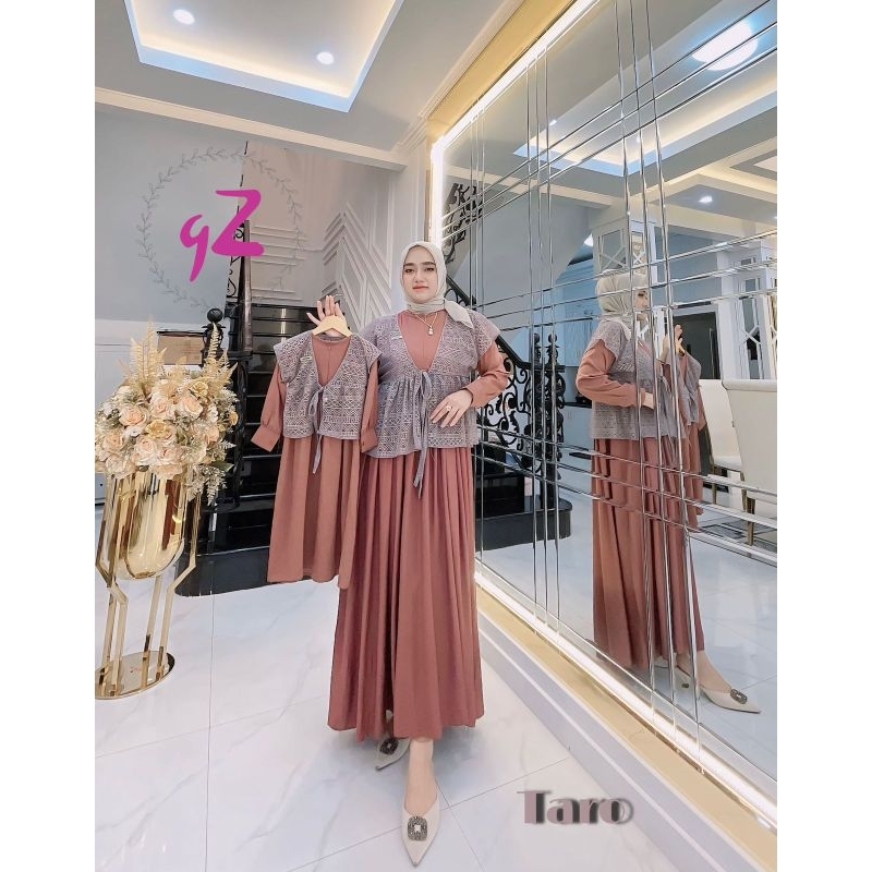 Dress/Gamis Couple ibu dan anak original Gwenza