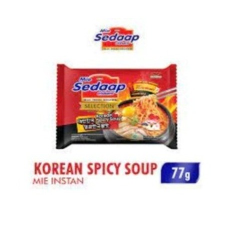 

SEDAAP MIE INSTAN SELECTION KOREAN SPICY SOUP 77 GR