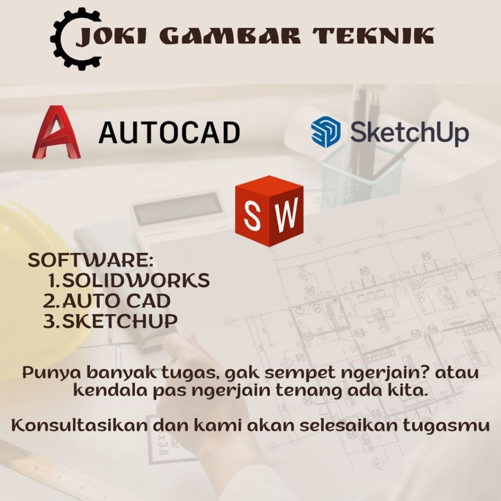 Joki Gambar Teknik / Joki Gamtek
