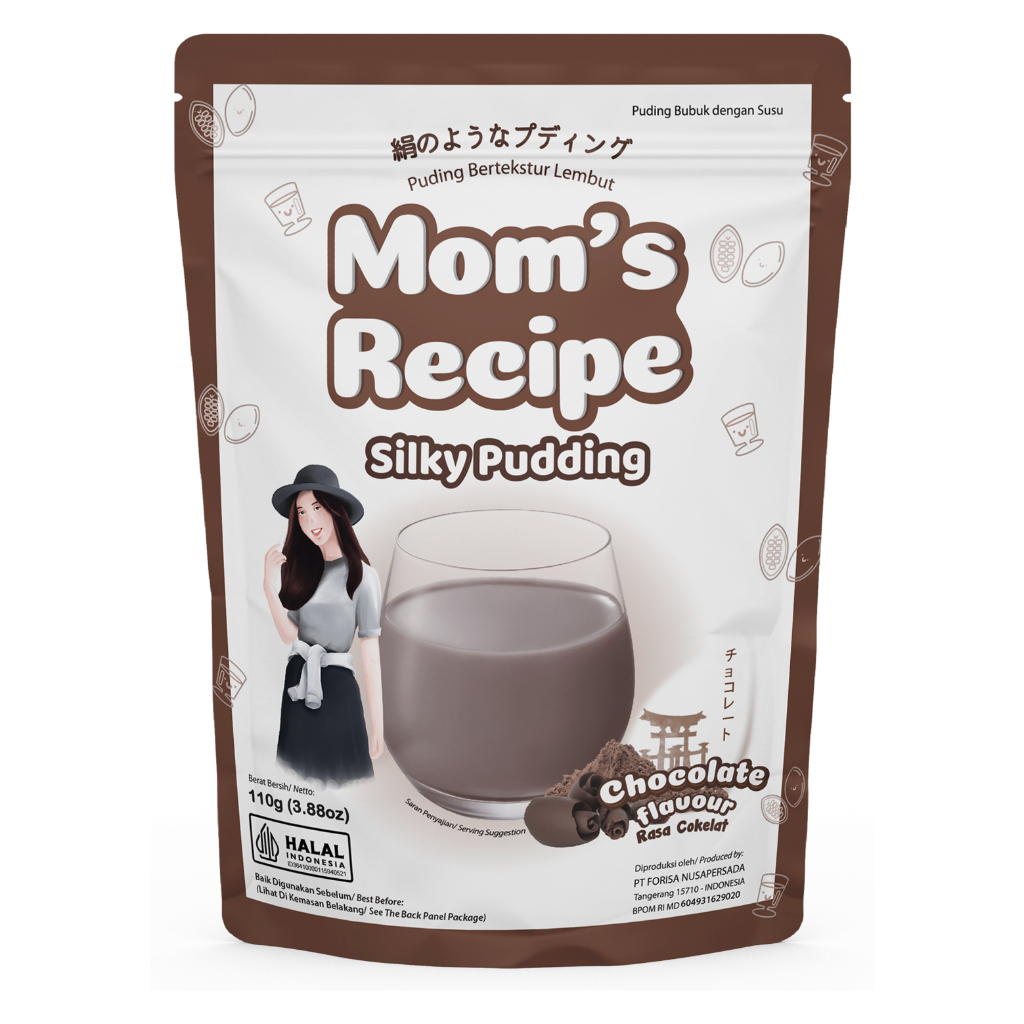 

Silky Pudding Chocolate Pouch Forisa Moms Recipes Mom's Puding Coklat