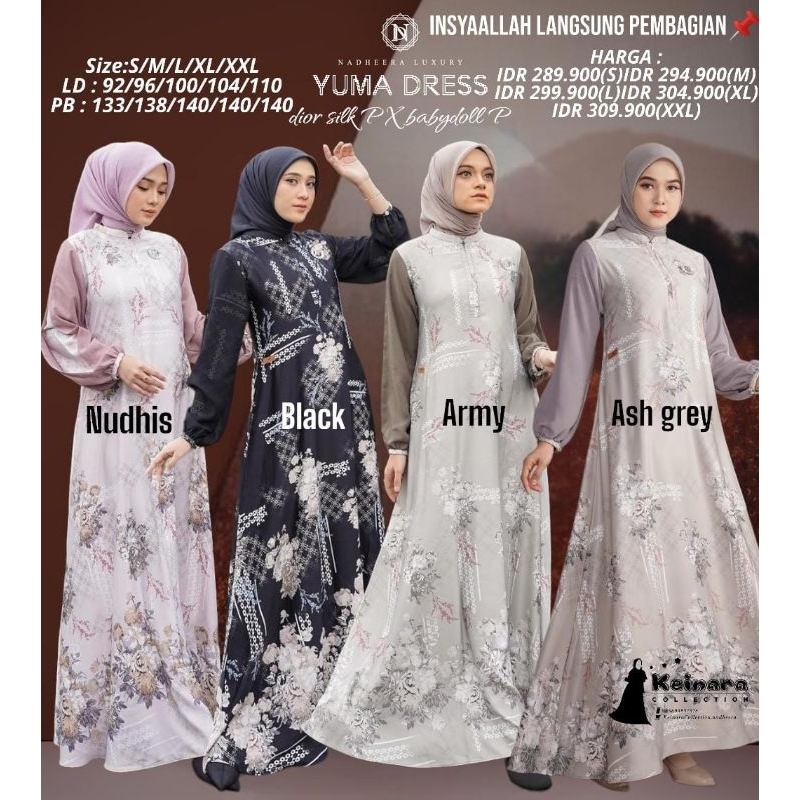 YUMA DRESS NADHEERA LUXURY