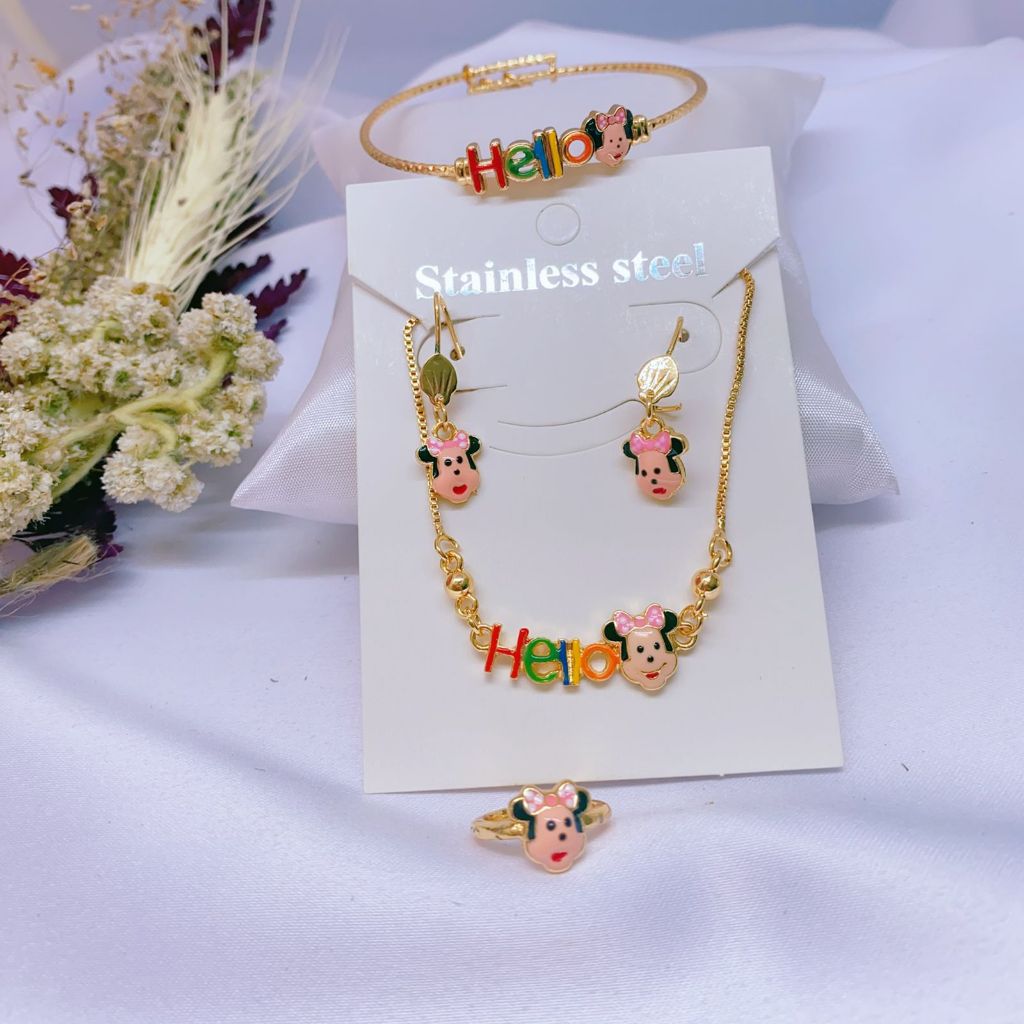 perhiasan Set anak 1set isi 4