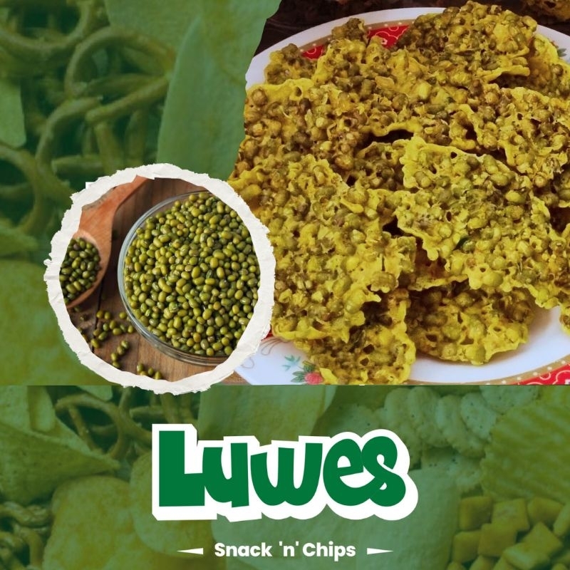 

LUWES PEYEK(KERIPIK) KACANG HIJAU KHAS GIRI RENYAK,ENAK DAN GURIH