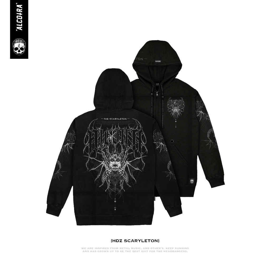 HDZ SCARYLETON // HOODIE ZIPPER SCARYLETON // HOODIE ZIPPER ALCOTRA