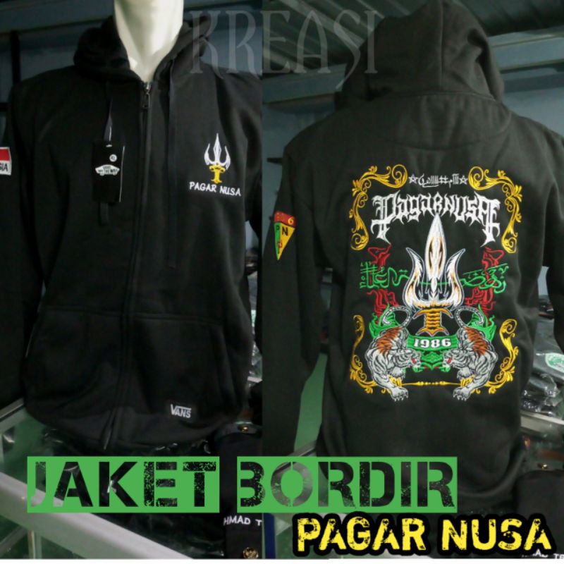 Jaket bordir pagar nusa
